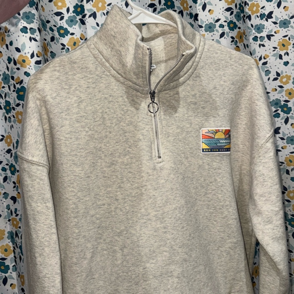 Ron Jon Surf Shop Half-Zip CrewNeck Sweater